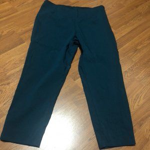 Teal Stretch Ankle Pant